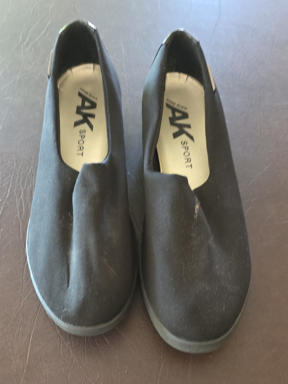 Anne Klein Sport Black Women's Slip-On Flats